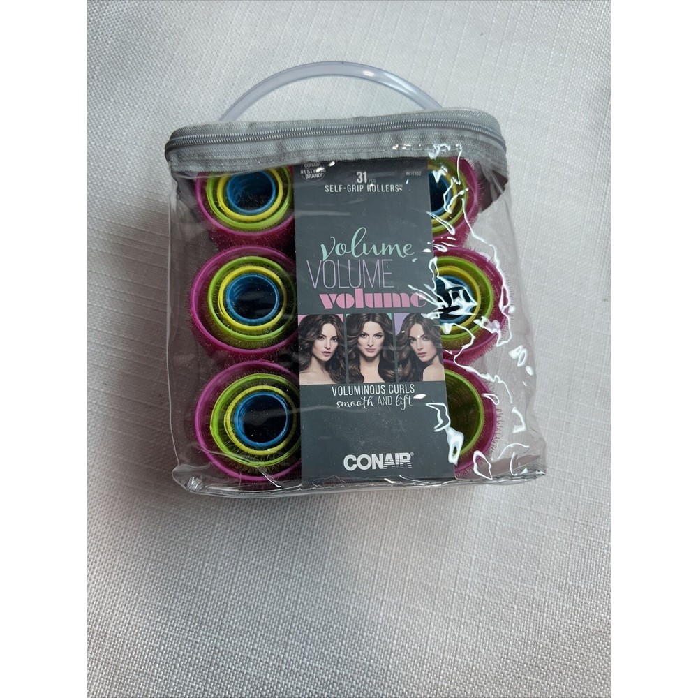 Conair Self Grip Rollers - Voluminous Curls - 31 Assorted Size Rollers - #61110Z